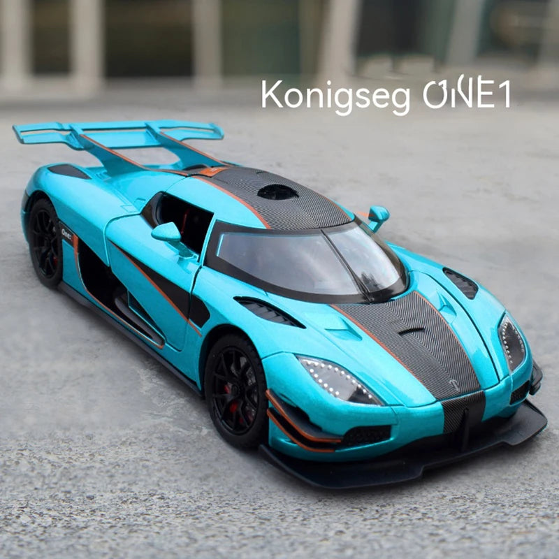 1:24 Supercar Alloy Model - Ideal for Gifting, Decorative Home Accent, Child-Friendly Toy, and a Must-Have for Car En