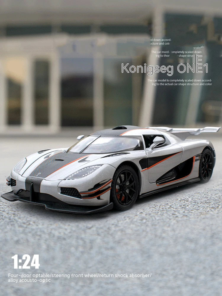 1:24 Supercar Alloy Model - Ideal for Gifting, Decorative Home Accent, Child-Friendly Toy, and a Must-Have for Car En