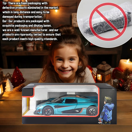 1:24 Supercar Alloy Model - Ideal for Gifting, Decorative Home Accent, Child-Friendly Toy, and a Must-Have for Car En