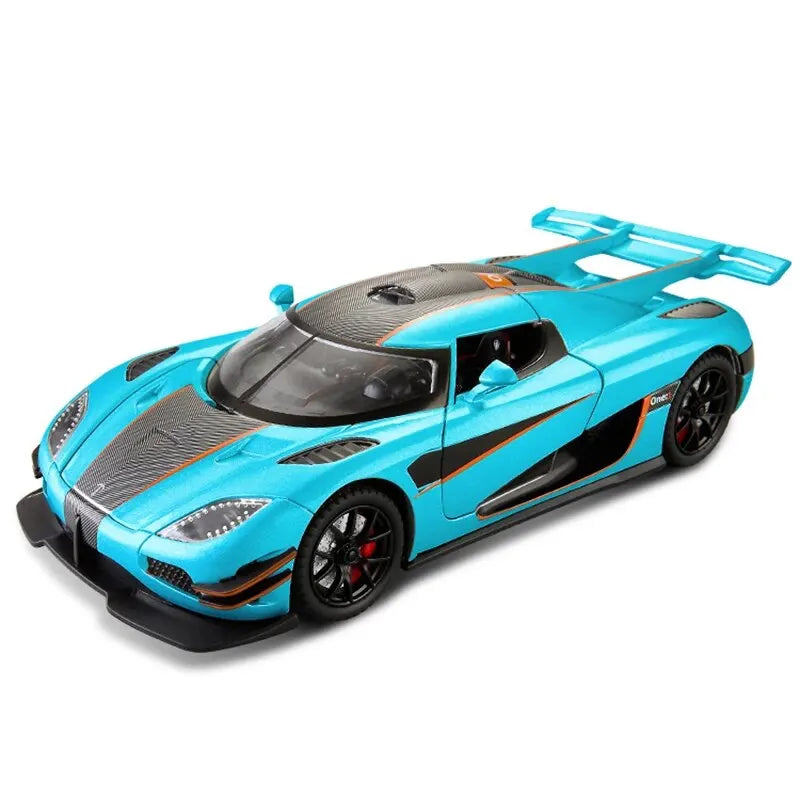 1:24 Supercar Alloy Model - Ideal for Gifting, Decorative Home Accent, Child-Friendly Toy, and a Must-Have for Car En