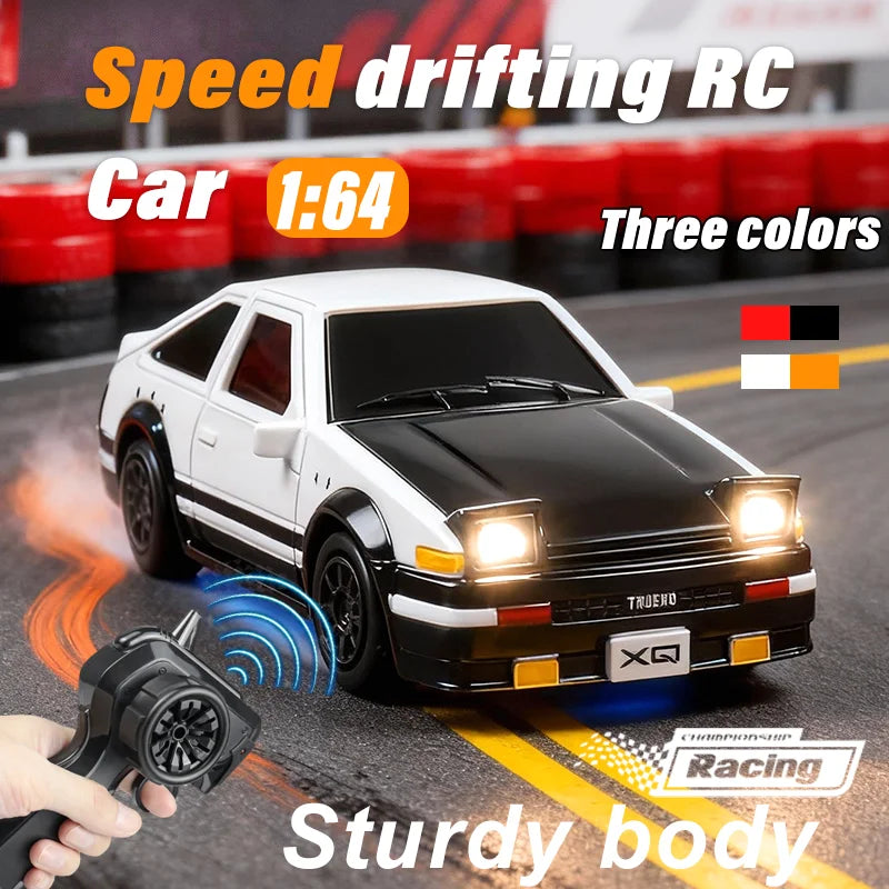 Mini RC Drift Car 1/64 High Speed Four-Wheel Drive