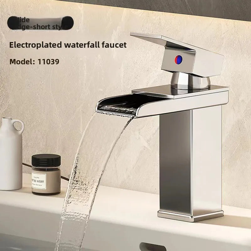 Luxurious LED Color-Changing Basin Faucet