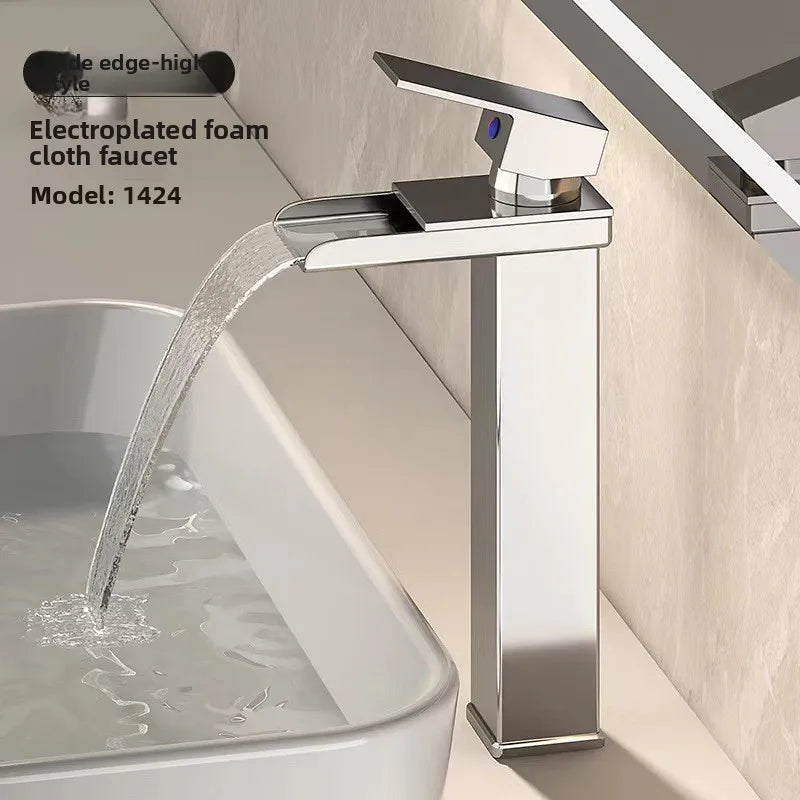 Luxurious LED Color-Changing Basin Faucet